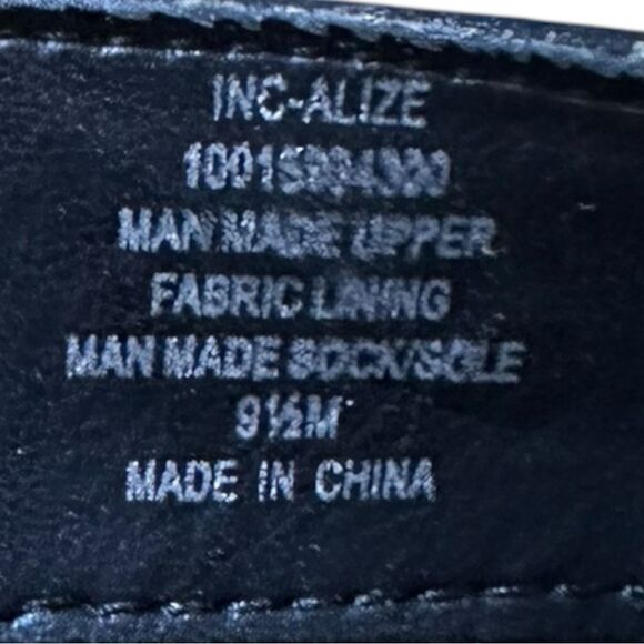 INC Women’s size 9.5 Alize comfort round toe  black boot 1-1.5 platform 5 heel - Picture 13 of 13